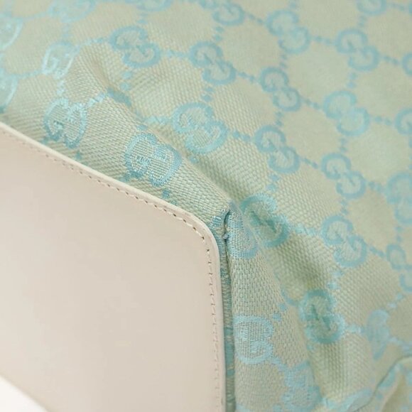 GUCCI GG Canvas Tote Bag Peppermint 001 1098 Auth 114291 - Picture 4 of 16